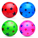 миниатюра 00-3968 Мяч надувной PVC "Звезды" 22,5 см., 60 гр. (цвет микс)