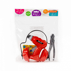 ПОЛЕ91093 Набор инструментов №21 (шуруповёрт, наушники, плоскогубцы)