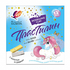 Пластилин ЛУЧ "Волшебная палитра", 12 цв (1/20) (30С 1942-08)