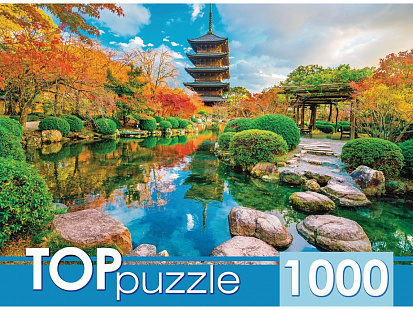 Фото товара ШТТП1000-2712 TOPpuzzle. ПАЗЛЫ 1000 элементов. ШТТП1000-2712 ЯПОНИЯ ХРАМ ТО-ДЗИ