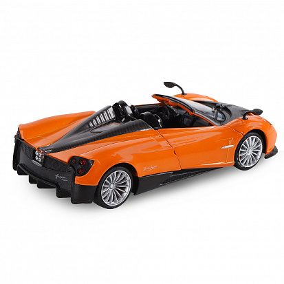 Фото 1251198JB ТМ "Автопанорама" Машинка металлическая, 1:24, Pagani Huayra Roadster, оранж, открываются 