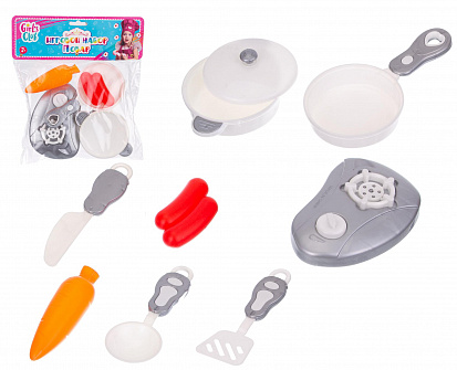 Фото товара IT108510 Набор "Повар" "Girl's club", 8 предметов, в/п 22*21*5 см
