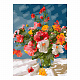 миниатюра LORI Рх-022 Картина по номерам холст на подрамнике 30*40 см "Яркие маки"