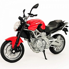 12832PW Мотоцикл WELLY 1:18 Aprilia Shiver 750, красный