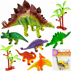 FCJ0744436 Набор динозавров Levatoys YSLT04-7B микс в пак.