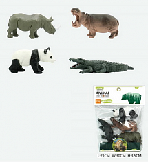 YX-Y141-3 животные дикие 4 шт/пакет