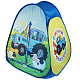 миниатюра GFA-BT01-R Палатка детская игровая Синий Трактор 81х91х81см в сумке "Играем вместе"