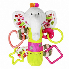 93568 Пищалка с погремушками "Слонёнок Тим"
