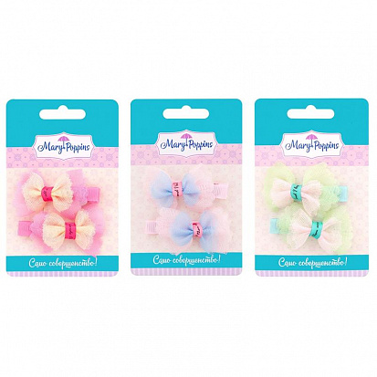 Фото товара 455117 Набор зажимов для волос, 2шт.