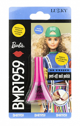 Фото товара Т20050 Barbie BMR1959 Lukky Лак для ногтей цвет Фуксия, блистер, объем 5,5 мл.