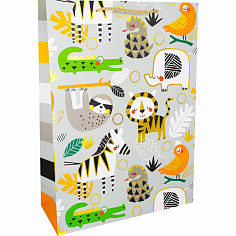 141V-902 Пакет 30х41,5х12см Звери 141V-902