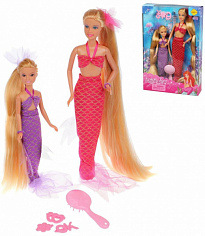 8235a Игровой набор Defa Luсy. "Русалка". в компл. куклы 2шт., 8 аксесс.
