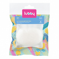 LUBBY11382 арт.11382 /144/12 Натуральная детская губка Lubby , конжак