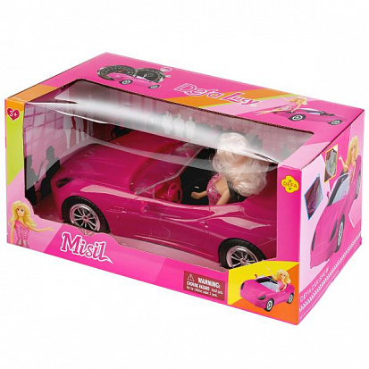 Фото DF8228 Кукла гнущаяся, с машиной, в ассорт. в кор.