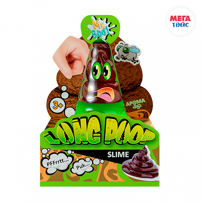 Фото товара ФФ80116 Лизун-антистресс ТМ Mr.Boo Long Poop 250 г (16 шт)