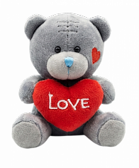 Мягкая игрушка Мишка с сердцем брелок 4212