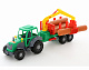 миниатюра ПОЛЕ35370 "Алтай", трактор с полуприцепом-лесовозом