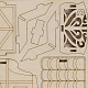 миниатюра LORI Фн-032 Конструктор из дерева. Чайный домик "Деревянный домик"