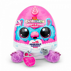 92105 Игровой набор-сюрприз ZURU Rainbocorns Adopt-a-corn S1 с акс. в асс., малый