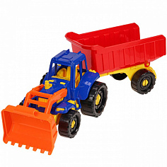 И-2397 Трактор "Иван" Бульдозер с прицепом Классический (Арт. И-2397)