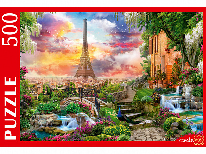Фото товара ШТП500-7132 ПАЗЛЫ 500 элементов. МАГИЧЕСКИЙ ПАРИЖ (Арт. ШТП500-7132)