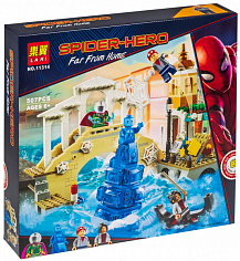 Г11314 Конструктор BELA Человек-Паук Нападение Гидромена 507 деталей. 33х33х7.5 см. (24)