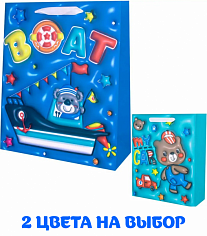 FG240523254N-2 Пакет 25х30х10см Объемный. Мишка FG240523254N-2