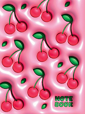 MyArt. БЛОКНОТ в клетку 3D. Вишенки