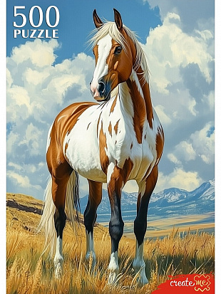 Фото товара Ф500-1737 Пазл 500 Лошадь в горах Ф500-1737