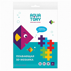 LUBBY22896 Плавающая 3D-мозаика, 3+, AQUATORY, eva, 30 элементов