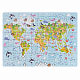 миниатюра RI1003 Игра детская настольная "104 Карта мира"