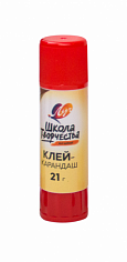 Клей-карандаш ЛУЧ "ШКОЛА ТВОРЧЕСТВА", 21гр. (29С 1737-08) (1/24/144)