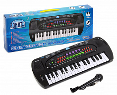 SA-3201 Синтезатор "SONATA" руссиф., инструкция, панель. 32 клавиши, 8 тембров, 8 ритмов, 22 демо ме