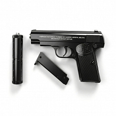 K-17SE+ Пистолет для стрельбы пульками Browning FN Model 1910 (26см) (магазин, глушитель) (K-17SE+)