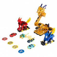 39872 Дикие Скричеры. Игровой набор Голден Дрэгон 3-в-1. ТМ Screechers Wild