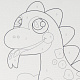 миниатюра LORI Рхд-003 Картина по номерам детская (холст на подрамнике 20*20) "Весельчак"