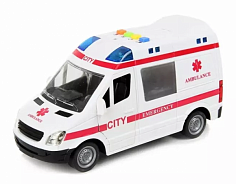 WY590A Скорая помощь инерционная муз. 27*11,5*16,5см