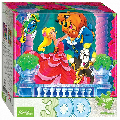 Фото товара 92017 Пазл 300 Красавица и Чудовище Любимые сказки 92017 Степ