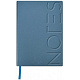 миниатюра Блокнот LOREX В6 "NOTES CLASSIC", 128л., лин., полиурет., голубой металлик (LXNBB6-DS1) (203780)