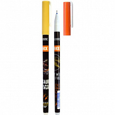 Ручка гелевая пиши-стирай deVENTE "T-REX" 0,5 мм, ластик, смен. стержень, 2 диз., синий (5051443)