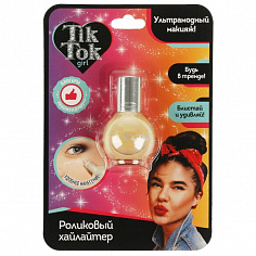 HL70121TTG Хайлайтер роликовый, золотой TIK TOK GIRL
