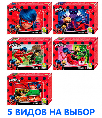 Фото товара 71216 Пазл 54 Леди Баг и Супер-Кот 71216 Степ /240/