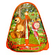 миниатюра GFA-MB01-R Детская игровая палатка "играем вместе" "маша и медведь" 81*91*81см в сумке