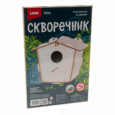 LORI Фн-020 Конструктор из дерева.Скворечник "Птичий домик"