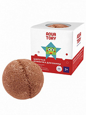 LUBBY23911 арт.23911/12 Шипучая бомбочка для ванны с ароматом Кола, 3+, AQUATORY, 150 г