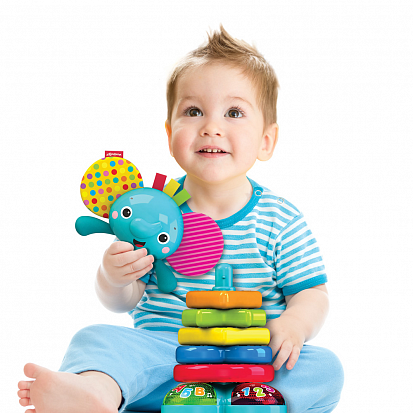 2974 Музыкальная пирамидка Слоник фото