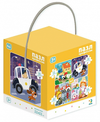 Фото товара Пазл Dodo 4 в 1 300131