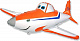 миниатюра Шарик фольгированный Фигура Гоночный самолет 32"/81см