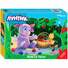 65004 Пазл 15 МАКСИ Контурный Лунтик 65004 Степ