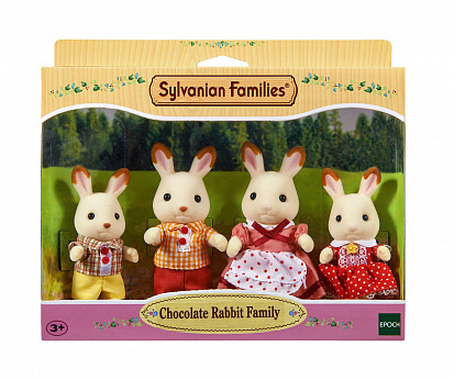 Фото товара Sylvanian Families 4150 Н-р "Семья Шоколадных кроликов" 